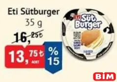 ETİ SÜT BURGER 35 G